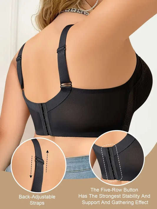 Women's Full Cup Anti-Sagging Bras with Underwire